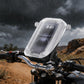Motorcycle Shock-Absorbing Navigation Phone Holder with Protective Cover, Handlebar, Rearview Mirror