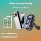 Motorcycle Shock-Absorbing Navigation Phone Holder with Protective Cover, Handlebar, Rearview Mirror