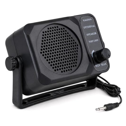 NSP-150V Car Radio External Speaker with Volume Control and Adjustable Stand