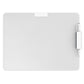 Magnetic whiteboard with clipped magnetic stylus on the right edge