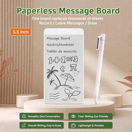5.5-inch Magnetic Shorthand Whiteboard, Paperless Drafting Board, 5.5 inch