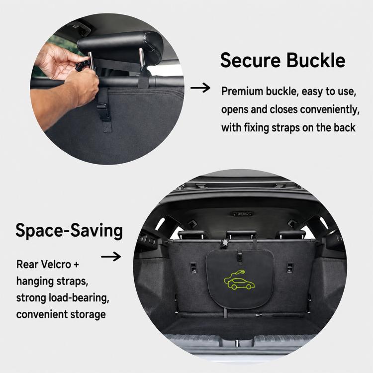 Portable Hanging Storage Bag For New Energy Charging Gun