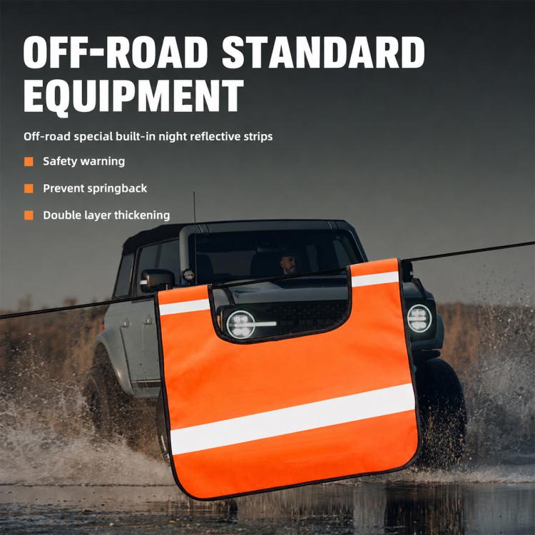 Hooked Rope Damping Reflective Strip Warning Trailer Cable Flag