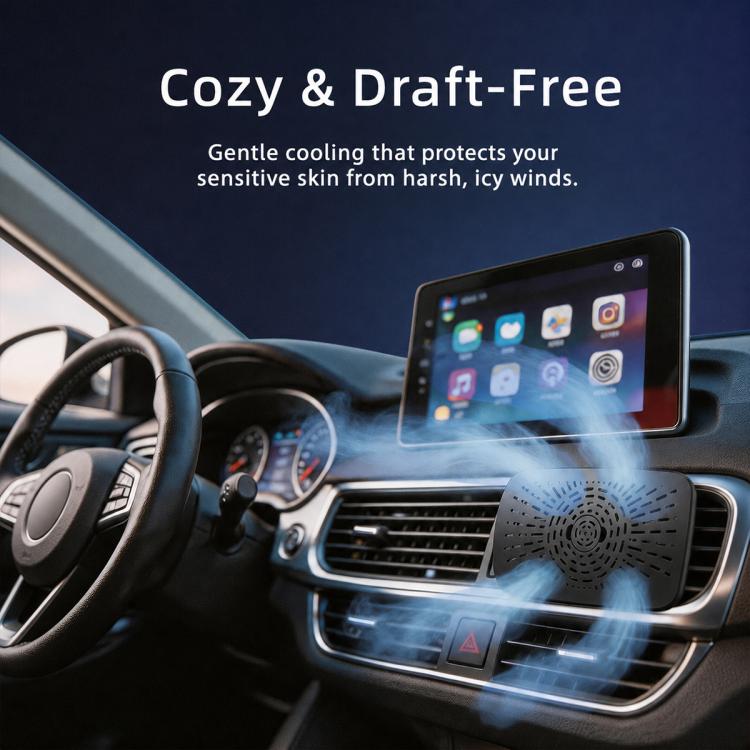 Car 360-degree Rotatable Air Conditioning Air Vent Wind Deflector