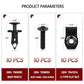 10 PCS/Set U-shaped Flat Clip Nut Fastener Rivet Clips Car Body Panel Torx Screws