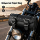 Vintage Leather Handlebar Hanging Bag for Motorcycles and Electric Bikes