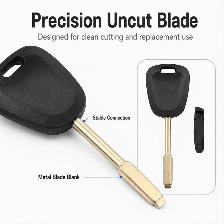 For Jaguar Car Spare Key Shell with Key Blank and hip Slot