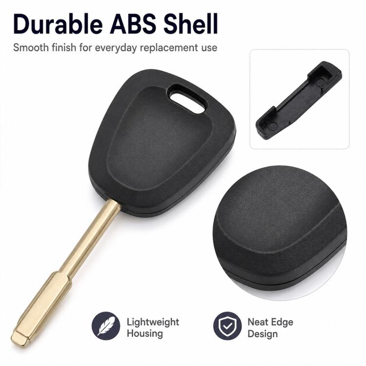 For Jaguar Car Spare Key Shell with Key Blank and hip Slot