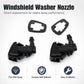 2 PCS/Set Car Front Glass Washer Sprayer Cap Nozzle for Jeep / Chrysler