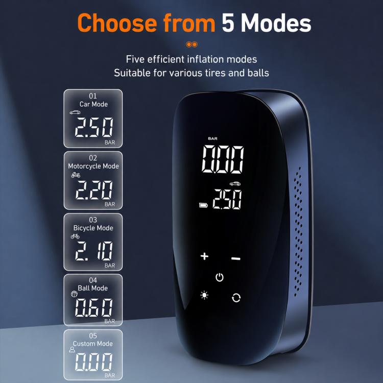 Wireless Digital Display Car Air Pump Portable Car Electric Tire Air Pump