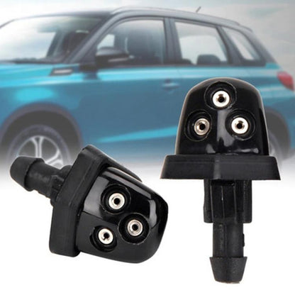 2 PCS Front Windshield Washer Wiper Jet Water Spray Nozzle for Suzuki