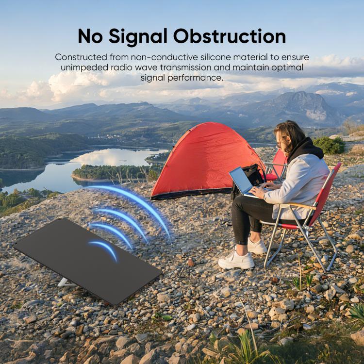 Satellite Disk Waterproof Sandproof Silicone Protective Case, For Starlink Mini