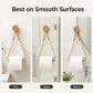 Wooden Beaded Toilet Paper Holder / Towel Rack