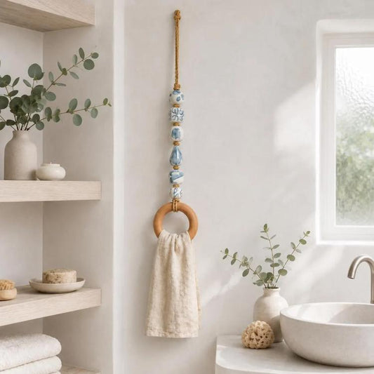 Creative Portable Beaded Towel Holder