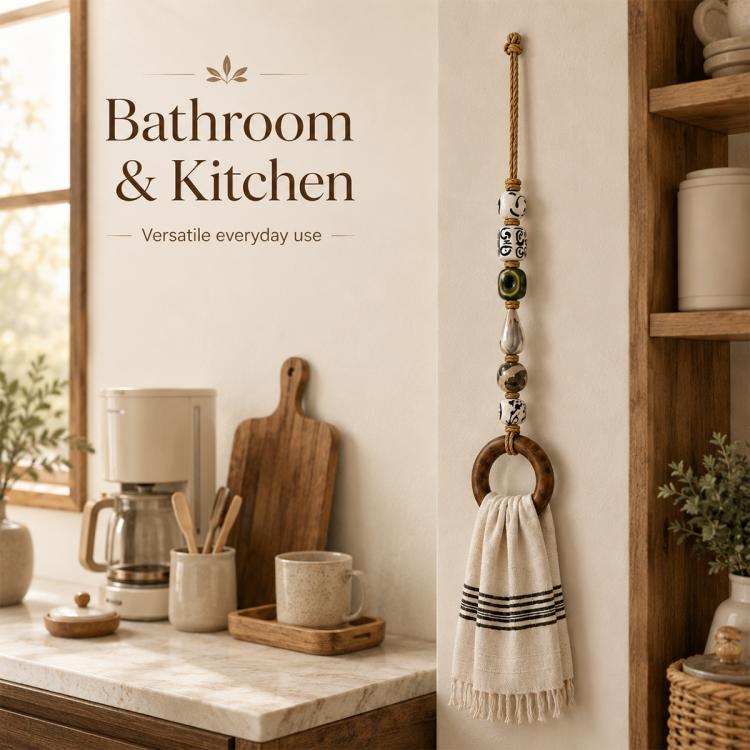 Creative Portable Beaded Towel Holder