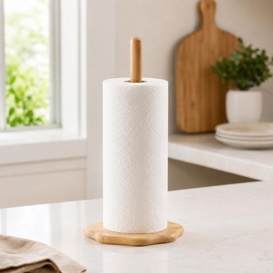 Natural Bamboo Multipurpose Kitchen Countertop Storage Rack, Large Plum Blossom Dual Column, Large Plum Blossom, Medium Plum Blossom, Large Plum Blossom Dual Column with Ball, Large Plum Blossom with Ball, Medium Plum Blossom with Ball                 ...