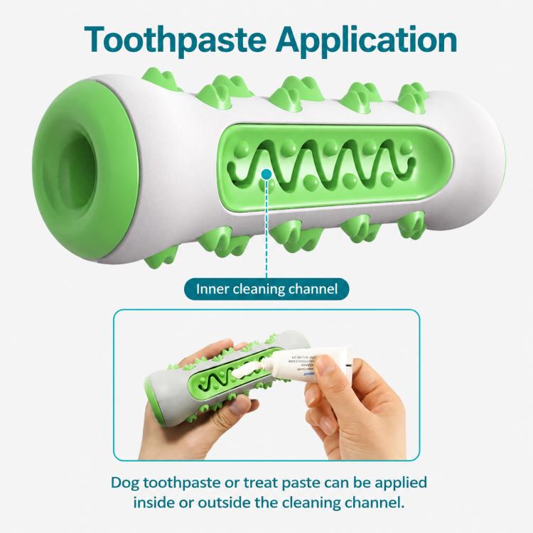 Dog Chewable Bone Shaped Reinforced Gray Shell Teething Stick Pet Toy