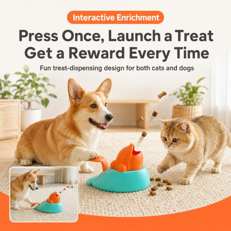 Interactive Self-addictive Automatic Feeder Pet Toy