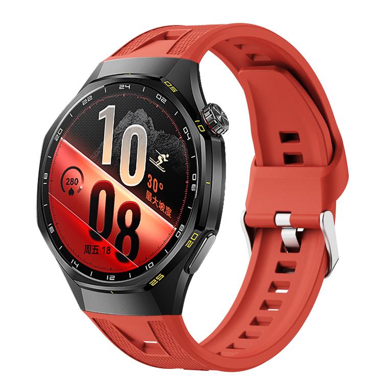 Press Button Quick Release Silicone Watch Band, For Huawei Watch GT7 / GT7 Pro 46mm