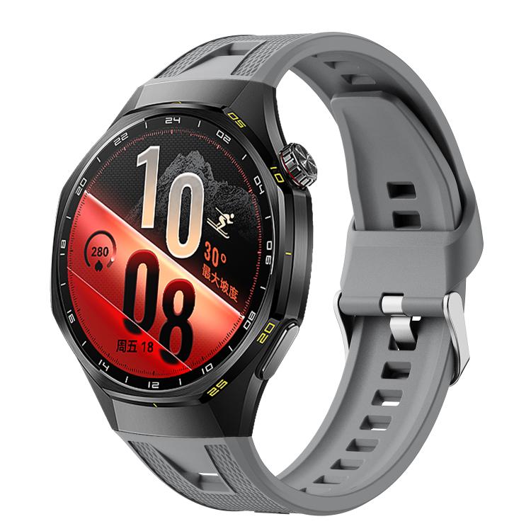 Press Button Quick Release Silicone Watch Band, For Huawei Watch GT7 / GT7 Pro 46mm