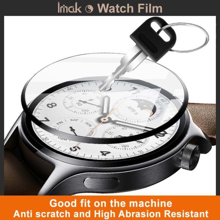 IMAK Black Scale Version Plexiglass HD Watch Protective Film, For Huawei Watch 6 Pro 46mm, For Huawei Watch 6 Pro 43mm, For Huawei Watch 6 46mm, For Huawei Watch 6 42mm, For Huawei Watch GT 7 Pro 46mm, For Huawei Watch GT 7 46mm