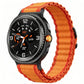 Ocean Wave Texture Nylon Watch Band, For Galaxy Watch9 / 8 / 8 Classic