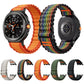 Ocean Wave Texture Nylon Watch Band, For Galaxy Watch9 / 8 / 8 Classic