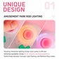 Close-up of RGB-lit translucent controller buttons and thumbstick on gaming controller