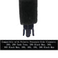 Tall black foam scrubber brush with blue mounting base for Polaris pressure-side cleaner