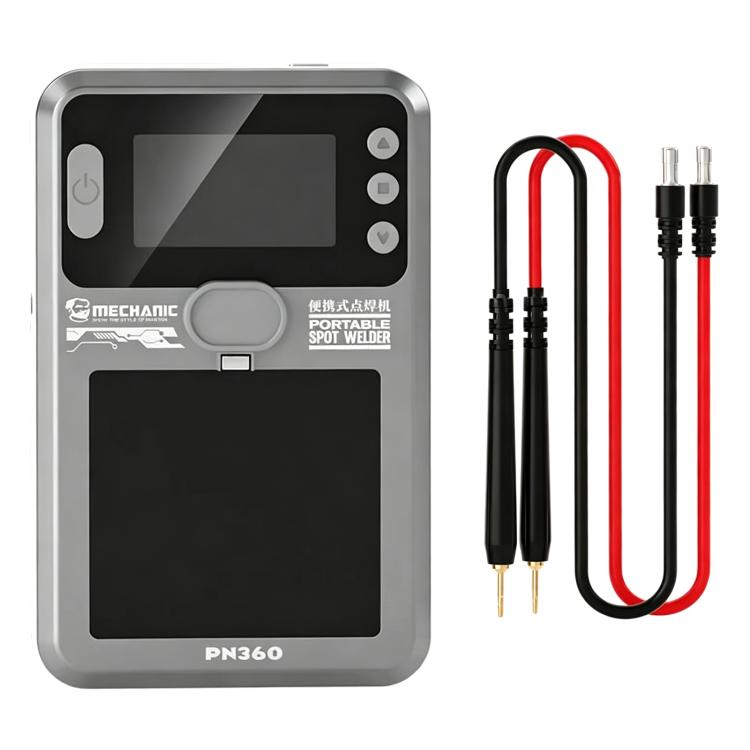 Portable spot welding machine with digital display and dual welding cable leads
