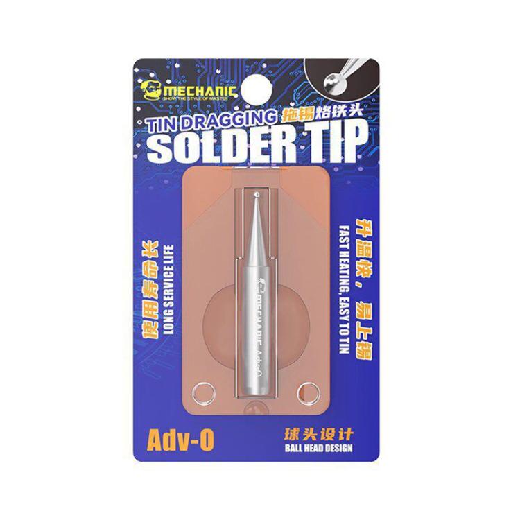 MECHANIC Adv-O Tin Dragging Ball Head Soldering Iron Tips, MECHANIC Adv-O