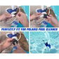 Black replacement sponge being installed on pool cleaner head