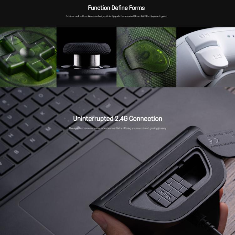 Wireless controller charging dock cradle with connected cable
