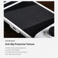 Anti-slip protective textured back plate on a white mobile game controller