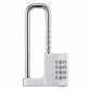 Adjustable Lock-Length Combination Lock for Cabinet Door Handles