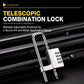 Adjustable Lock-Length Combination Lock for Cabinet Door Handles
