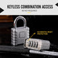 All-Metal Combination Padlock Heavy-Duty Lock for Warehouse & Garden Gate