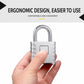 All-Metal Combination Padlock Heavy-Duty Lock for Warehouse & Garden Gate