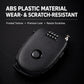 Black helmet lock with textured ABS shell and 4-digit combination dial