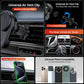 Black air-vent clip phone mount with adjustable ball-joint holder and RGB ring