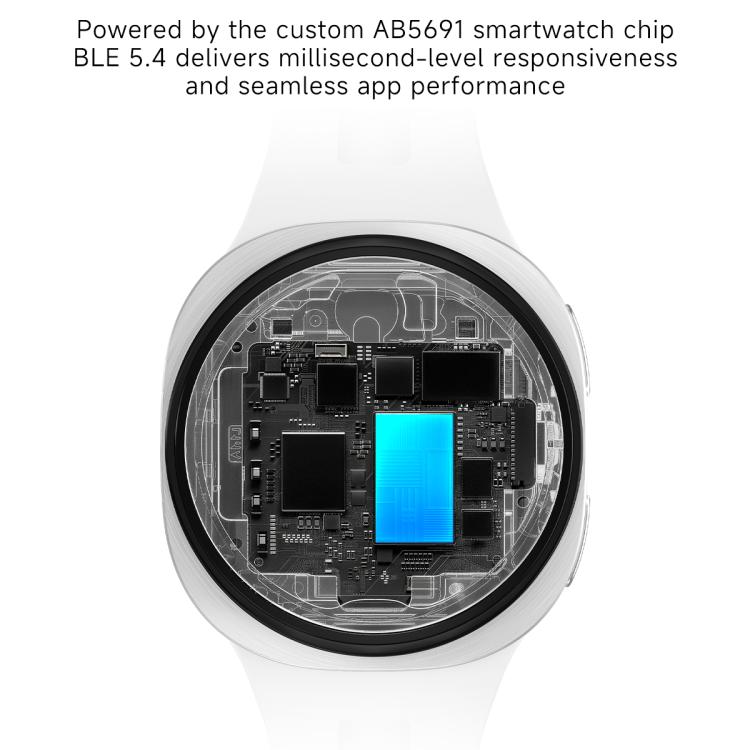 W9 Mini 1.29 inch IPS Round Screen Foreign Language Version Smart Watch Supports Blood Glucose Testing