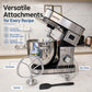 ORVICA ORM-208 Tabletop Stainless Steel Dough Kneading Mixing Machine, EU Plug
