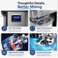 ORVICA ORM-208 Tabletop Stainless Steel Dough Kneading Mixing Machine, EU Plug