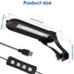 HS-Q30 110V/220V 12W 36 LEDs Clip-on Aquarium Light with Timer and Dimming Function, US Plug, EU Plug, UK Plug, AU Plug