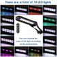 HS-Q30 110V/220V 12W 36 LEDs Clip-on Aquarium Light with Timer and Dimming Function, US Plug, EU Plug, UK Plug, AU Plug