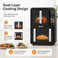 ORVICA ORM-8880 Double Drawer Large Capacity Air Fryer, EU Plug, US Plug, UK Plug, AU Plug