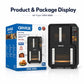ORVICA ORM-8880 Double Drawer Large Capacity Air Fryer, EU Plug, US Plug, UK Plug, AU Plug