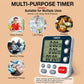 YS-318 Three-Group Countdown Kitchen Timer with Mute & Flashing Light Alert, YS-318