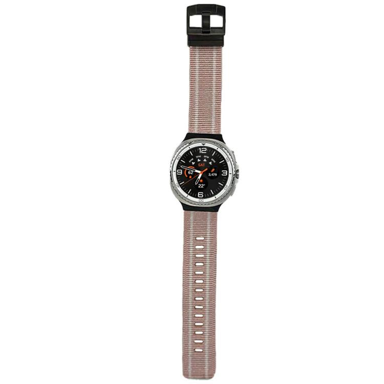 Woven Nylon Canvas Watch Band, For Galaxy Watch Ultra2 2026 / 2025 / 1 2024, For Galaxy Watch9 / 8 / 8 Classic
