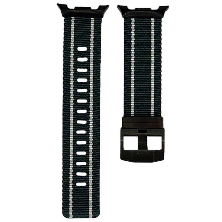 Woven Nylon Canvas Watch Band, For Galaxy Watch Ultra2 2026 / 2025 / 1 2024, For Galaxy Watch9 / 8 / 8 Classic